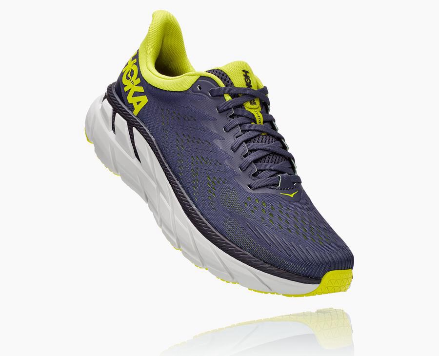 Hoka One One Koşu Ayakkabısı Erkek Lacivert - Clifton 7 - RA8241765